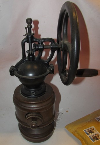 Macina caffe antico legno - macina, e